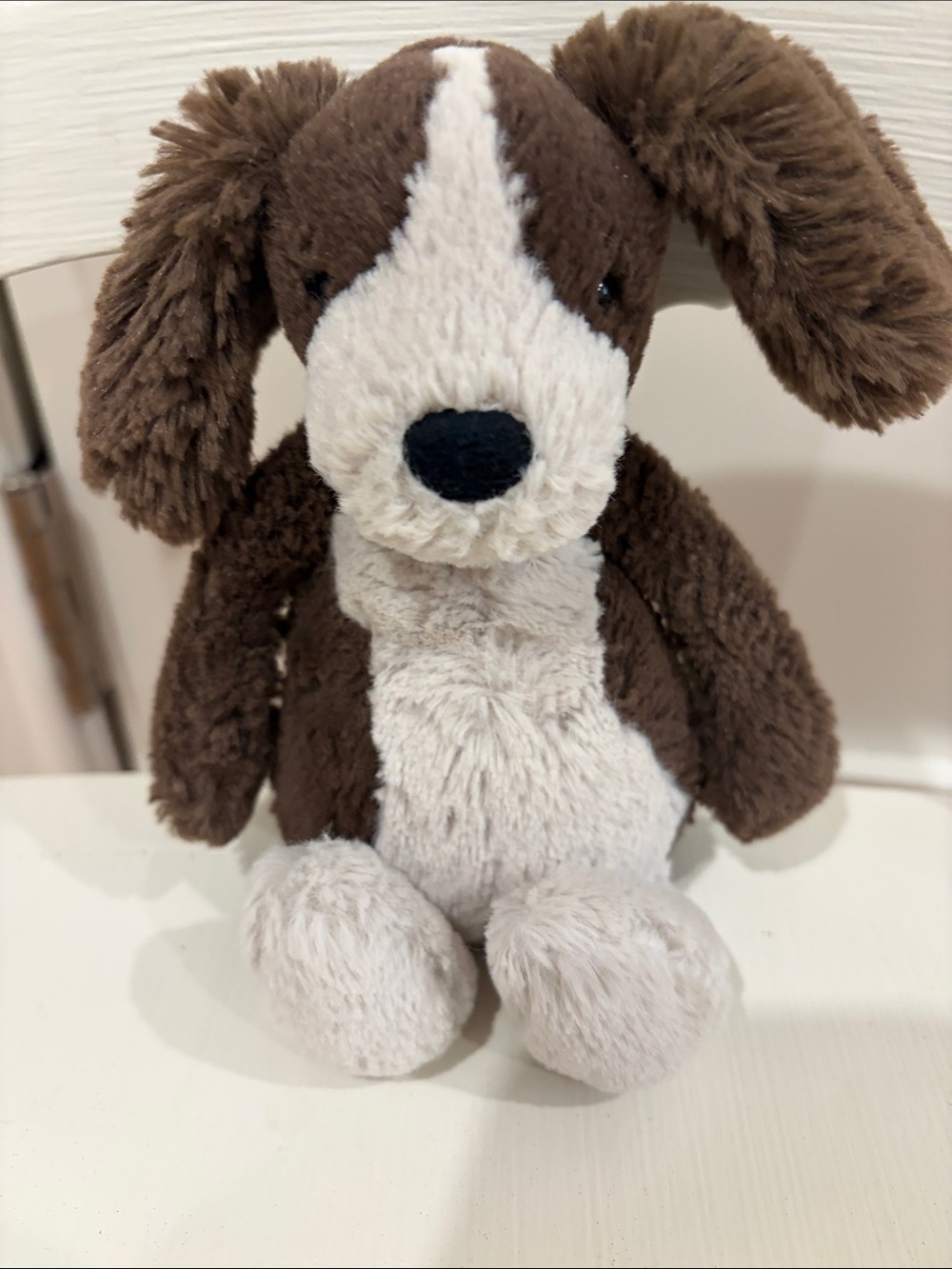 Jellycat Brown and Cream Plush Puppy
